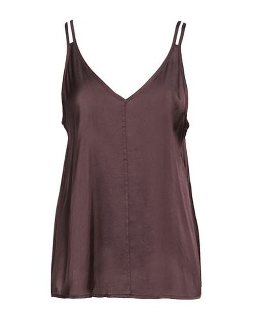 Même Road Woman Top Dark brown Size 10 Viscose