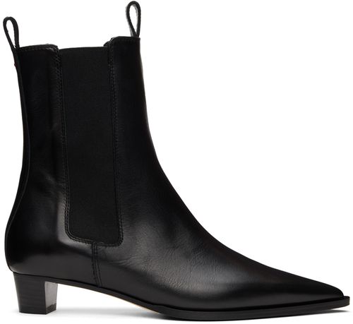 Aeyde Black Kiki Chelsea Boots