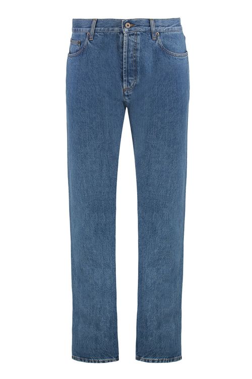 Blue Mid Rise Jeans