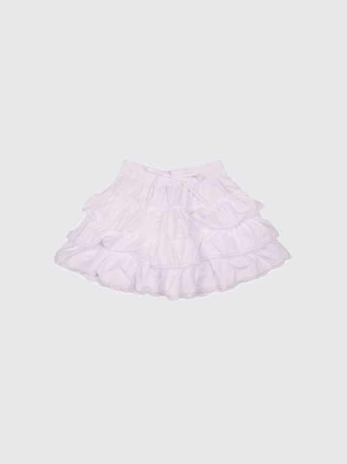 Skirt Kids color White