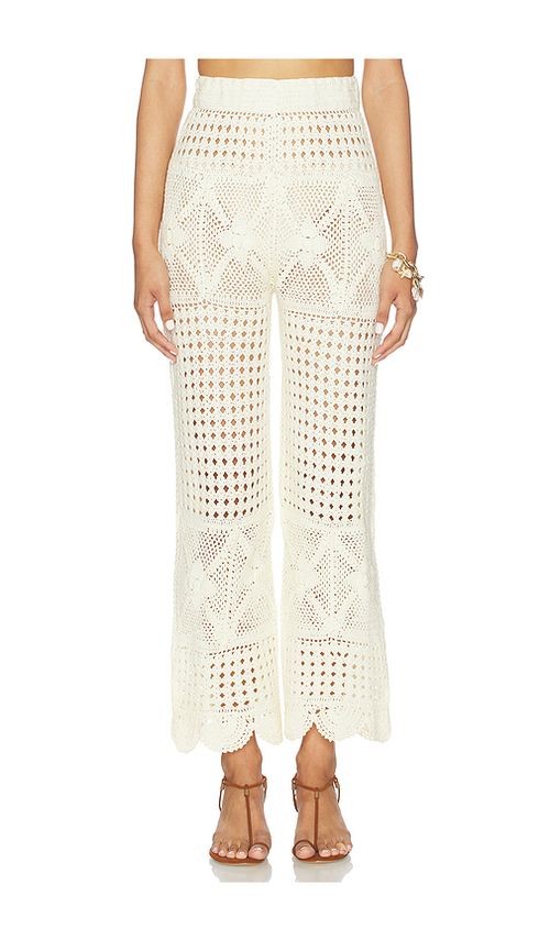 Agua Bendita Wesley Pants in Ivory. L. Also in