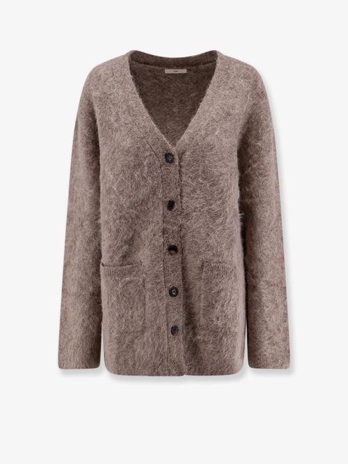 Alpaca Blend Cardigan — Beige