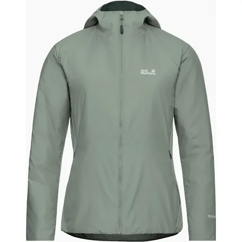 Women's Jack Wolfskin Womens Trail Light Hybrid Windbreaker - Tan