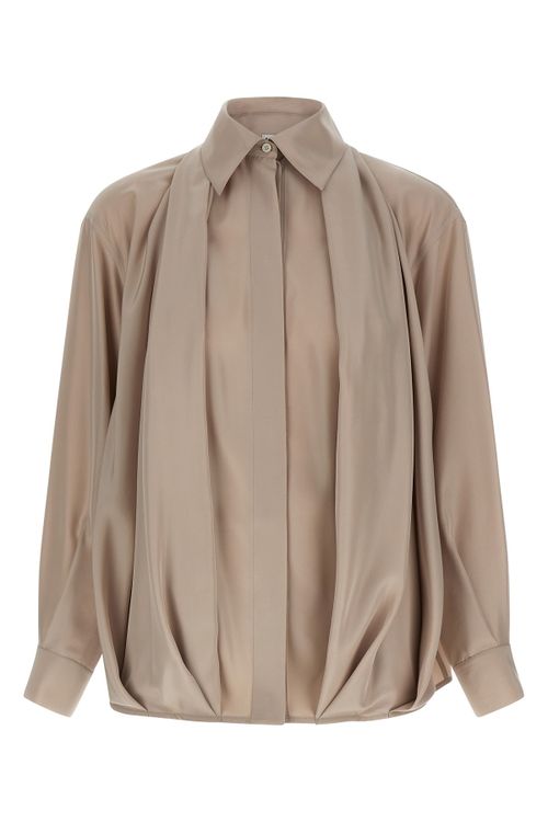 Silk Draped Shirt