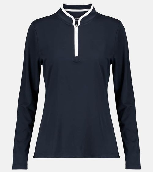 Tory Sport Cropped jacquard top
