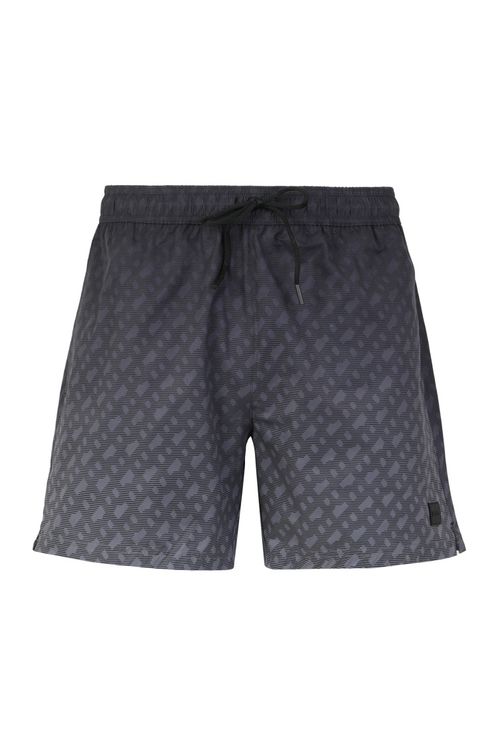 Grey Nylon beach shorts