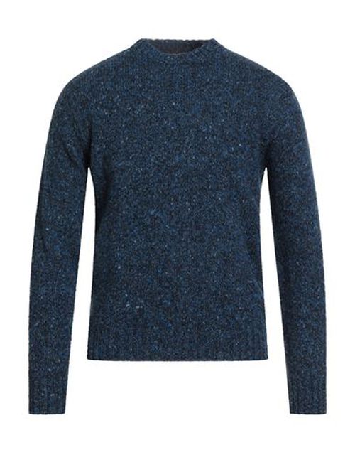 Man Sweater Blue Size 42 Wool, Cashmere, Polyester