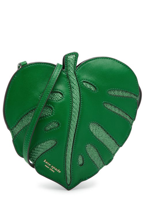 Playa 3D Leaf Leather Cross-body bag