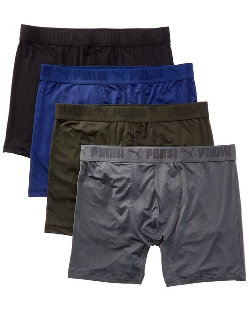 Set Of 4 Mesh Boxer Brief