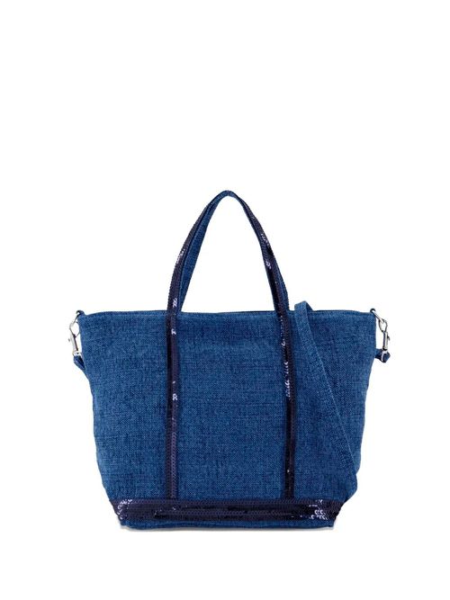 Linen Small Zipped Cabas Tote