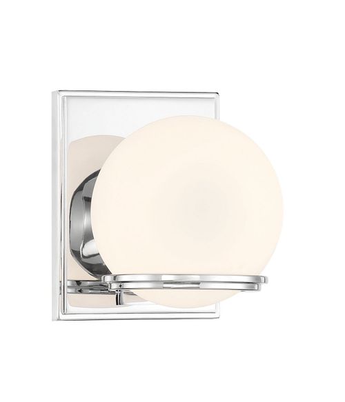 Chrome LED Bathroom Vanity Light from the Hollywood Nights Collection