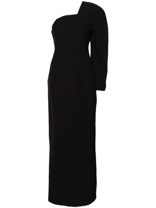 La Robe Pablo one-shoulder maxi dress - 990 BLACK