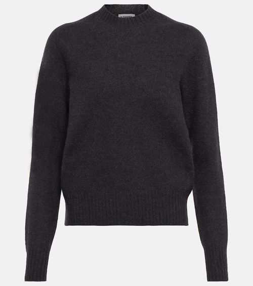 Crew-neck wool sweater