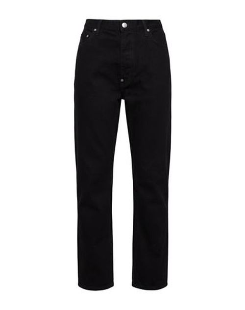 Man Jeans Black Size 30 Cotton, Elastane