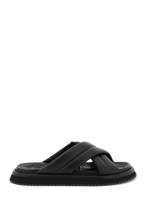 -Slides In Ecopelle-Uomo