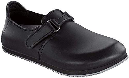 Birkenstock Men?s Linz Black Leather Sandals