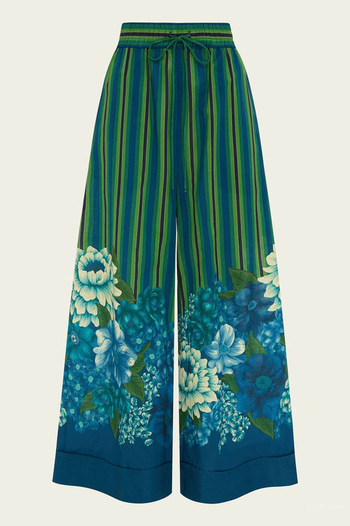 Margo Cuffed Pant in Multicolor