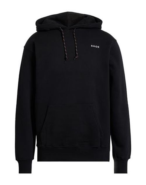 Man Sweatshirt Black Size M Cotton