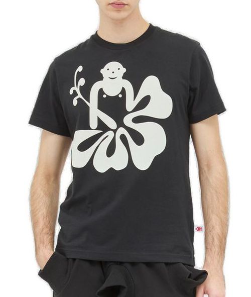 Walter Van Beirendonck T-Shirt mit Hawaii-Logo-Aufdruck