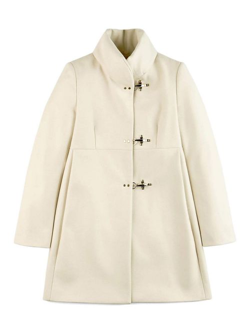 Virgin coat in soft wool