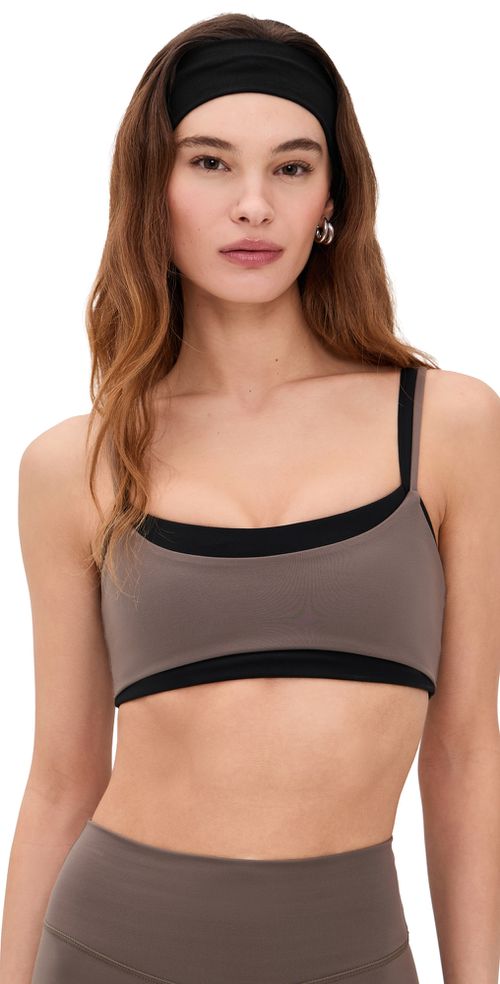 Layered Bra Walnut/Black