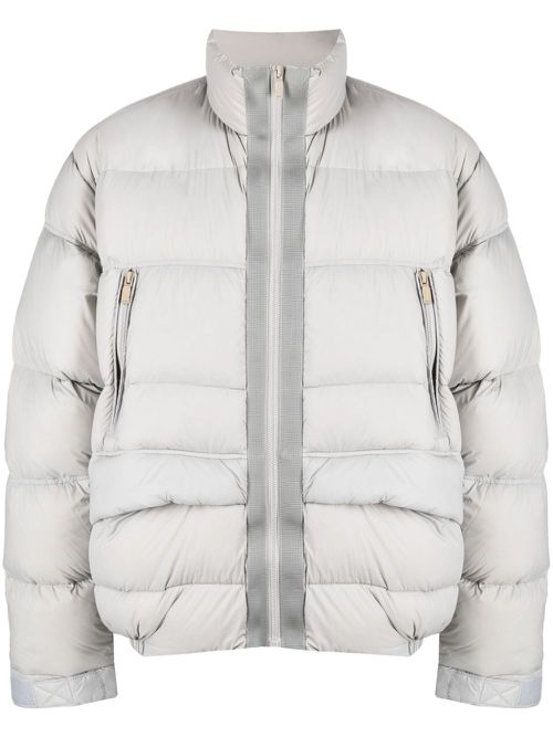 High-neck padded jacket - Grey