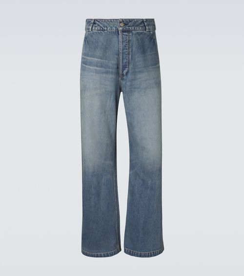 Utility straight jeans