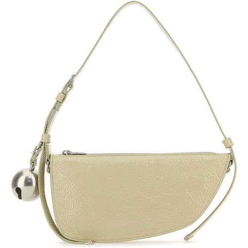 Burberry Pastel Pink Leather Knight Small Shoulder Bag