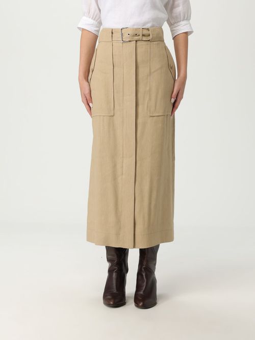 Skirt Woman color Beige
