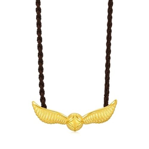 999 Gold Snitch Necklace
