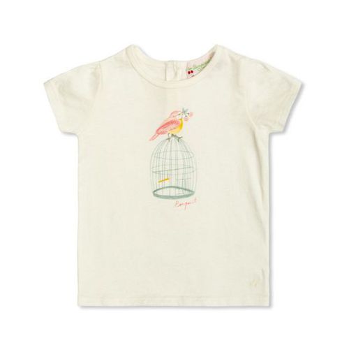 Bonpoint Cira Crewneck Short-Sleeved T-Shirt