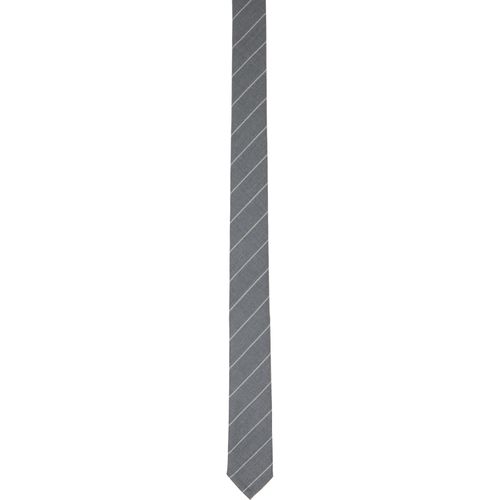 Gray Pinstripe Tie