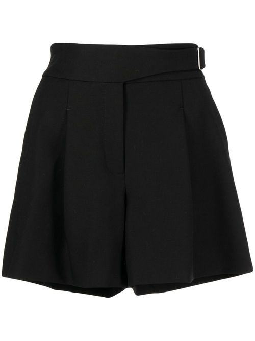 High-waisted shorts - Black