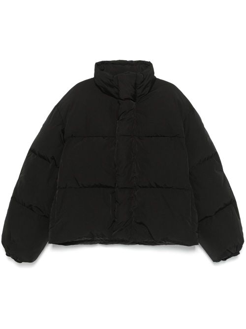 Quilted puffer jacket - Black