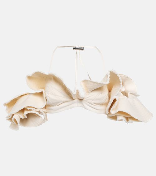 La Brassière Artichaut cotton crop top