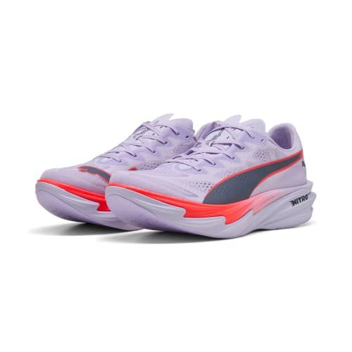 PUMA Men's Deviate Nitro Elite 4 x HYROX Running Shoes, Intense Mint-Light Lavender