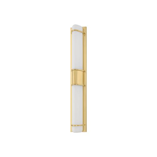 Aged Brass Wall Sconce from the Tottenville Collection