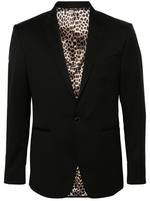 Single-breasted blazer - Black