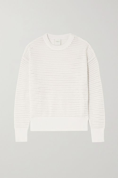 Kershaw Crochet-knit Cotton Sweater