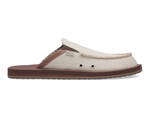 Sanuk Mens You Got My Back Loafers | Mens Shoes | Slip On Shoes for Men | Men's Slip-on Loafers | Memory Foam Footbed