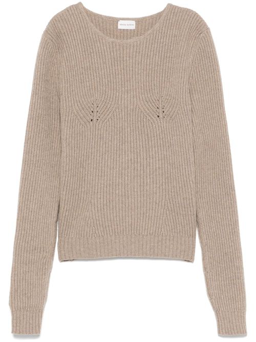 Ribbed sweater - Neutrals