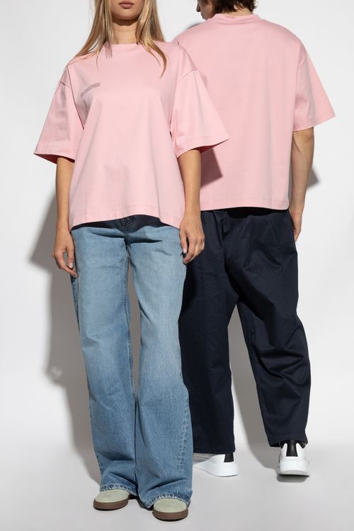 T-shirt With Print, Unisex, Pink