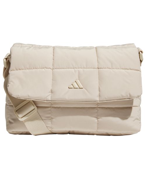 Women's Quilted Crossbody Bag - Crystal Linen Beige