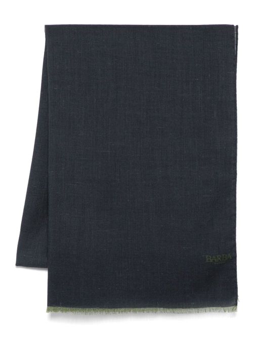 Frayed scarf - Blue