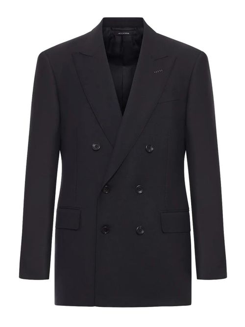 High Twist Double Breasted Wool Jacket