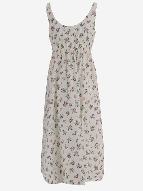 Floral Cotton Dress — Multicolor