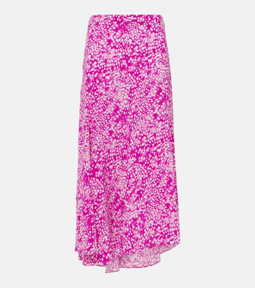 Hortensia printed silk-blend maxi skirt