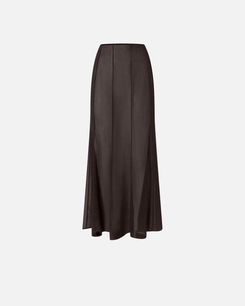 Long skirt with sheer details - 36