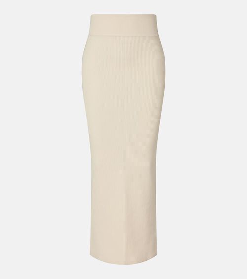 Wardrobe. NYC Knitted cotton column skirt