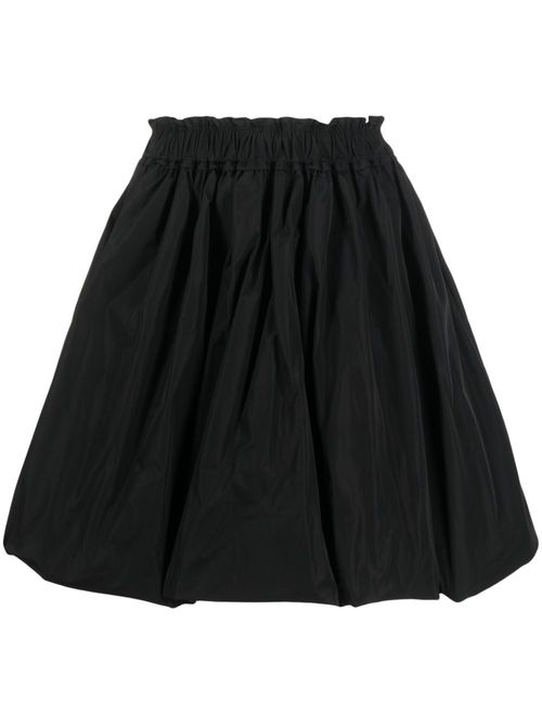 Flared mini skirt - Black